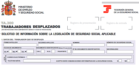 Trámites del autónomo desplazado al extranjero con la Seguridad Social. Modelo TA-300